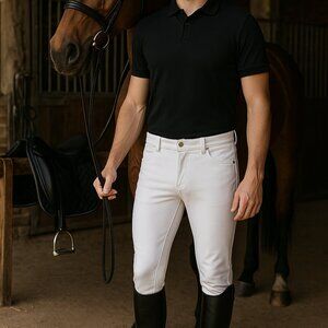 Men's White Riding Pants men’s size 42